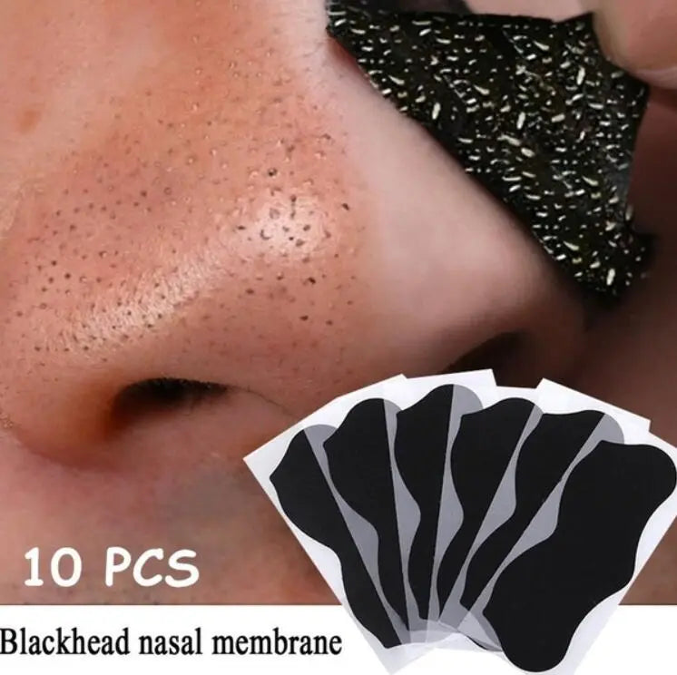 Bamboo Charcoal Blackhead Remover Mask Black Nose Sticker Deep Clean Strip