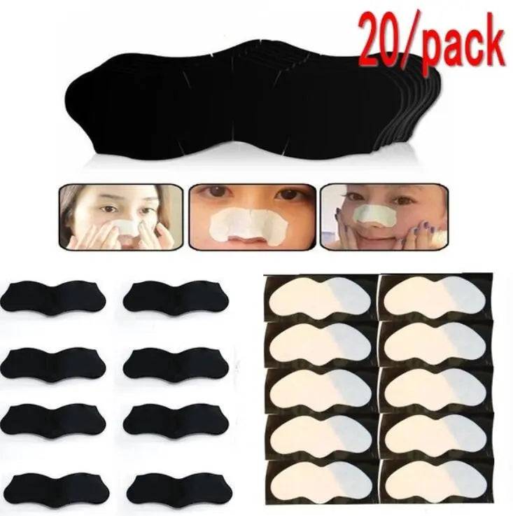 Bamboo Charcoal Blackhead Remover Mask Black Nose Sticker Deep Clean Strip