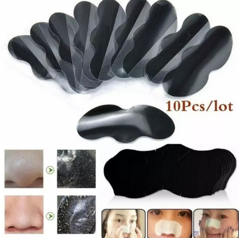 Bamboo Charcoal Blackhead Remover Mask Black Nose Sticker Deep Clean Strip