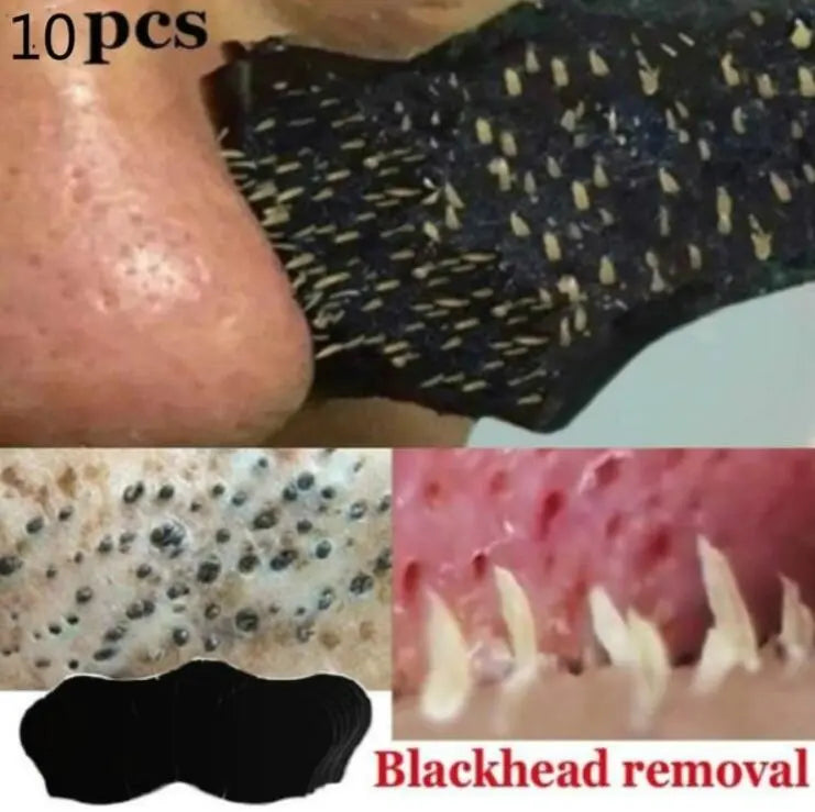 Bamboo Charcoal Blackhead Remover Mask Black Nose Sticker Deep Clean Strip