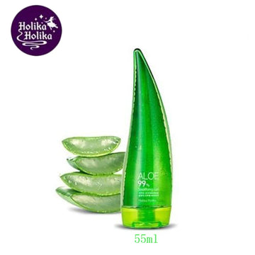 HOLIKA Soothing Gel Aloe Vera Gel Acne Treatment Anti Winkle Whitening Moisturizing 55ml