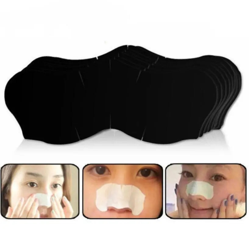 Bamboo Charcoal Blackhead Remover Mask Black Nose Sticker Deep Clean Strip