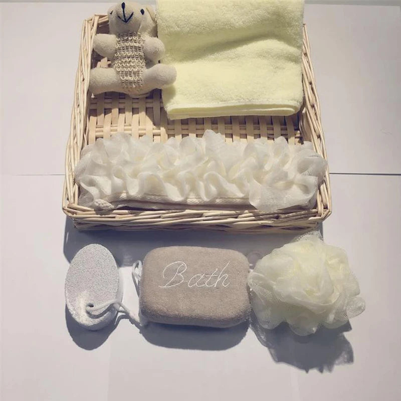 Eco-Friendly Bath Spa Set Perfect Gift for Women, Men, Girls, Boys, and Babies