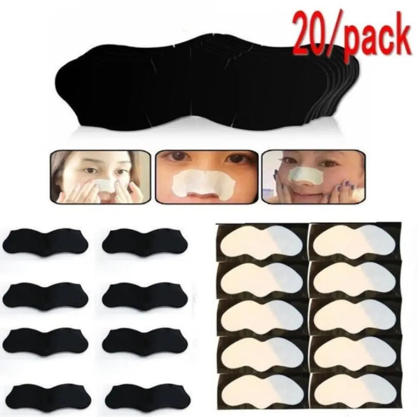 Bamboo Charcoal Blackhead Remover Mask Black Nose Sticker Deep Clean Strip