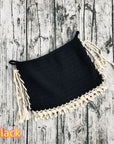 Hand Crochet Mini Tight Fit Women Beach Shell Bikini Swim Skirt Lace-UP Details Sides