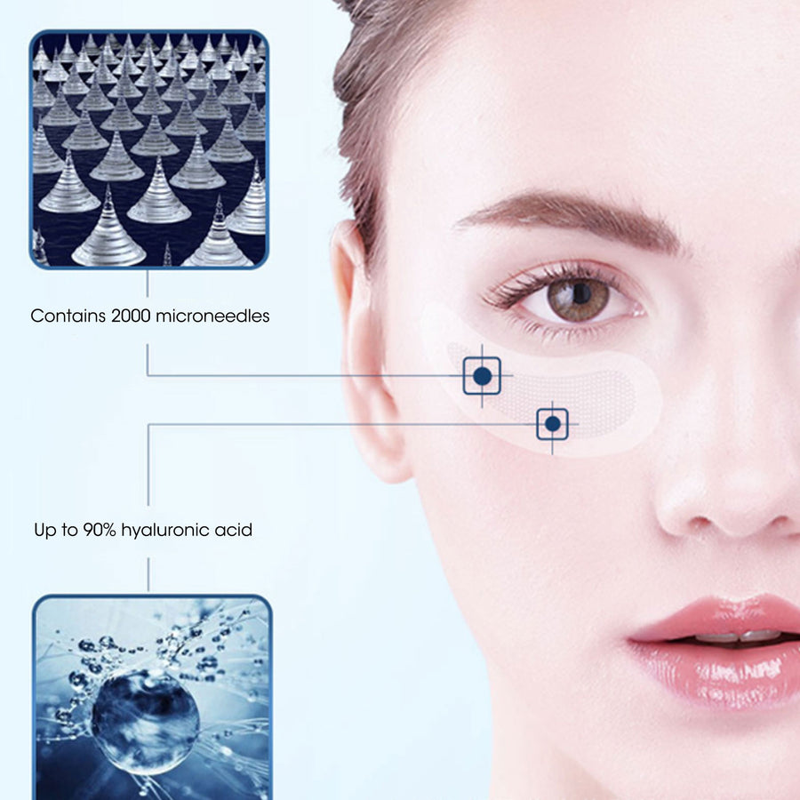 Hyaluronic Acid Microneedle Eye Patche