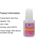 Skin Help Zone Fast Drying Nail Glue for False Nails