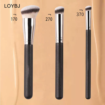 LOYBJ Foundation Makeup Brush Cosmetic Powder Cream Women Face Beauty Make Up Tools 170 270 370