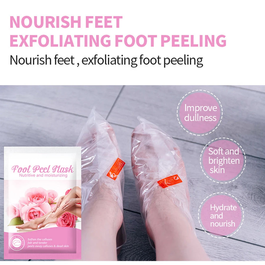 Foot Masks Spa Pedicure Socks Exfoliation Scrub Remove Foot Skin Care