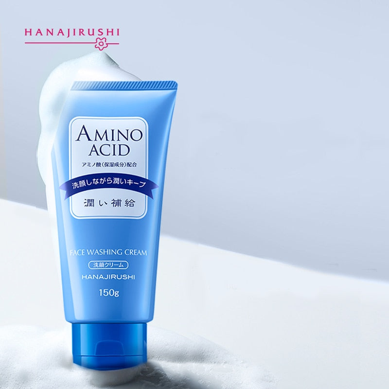 HANAJIRUSHI Amino Acid Face Washing Cream 150ml