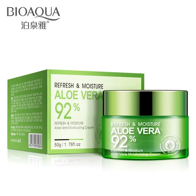 BIOAQUA Aloe Vera Face Cream Moisturizing Deep Hydrating  Refresh Skin Care