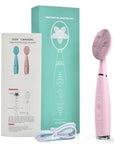 Facial Cleanser USB Rechargeable Brush Silicone Waterproof Brush Washing Brush Skin Massager