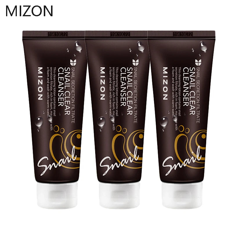 MIZON Snail Clear Cleanser Black Head Remove Oil-control Deep Cleansing Foam 60m