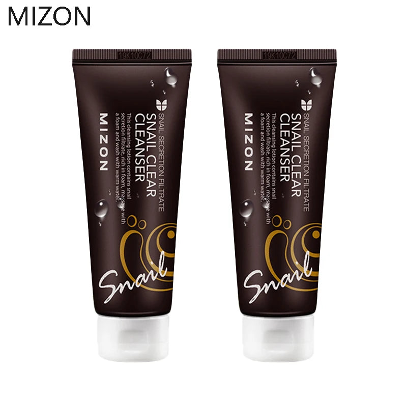 MIZON Snail Clear Cleanser Black Head Remove Oil-control Deep Cleansing Foam 60m