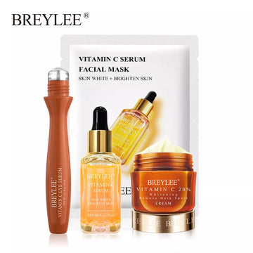 BREYLEE Vitamin C Series Set Whitening Face Mask Cream Eye Cream Serum