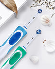 Oral B Electric Toothbrush 2D Rotary Vibration Clean Charging Tooth Brush Cross Action Bristle Oral Care 4 Gift Brush Heads Free