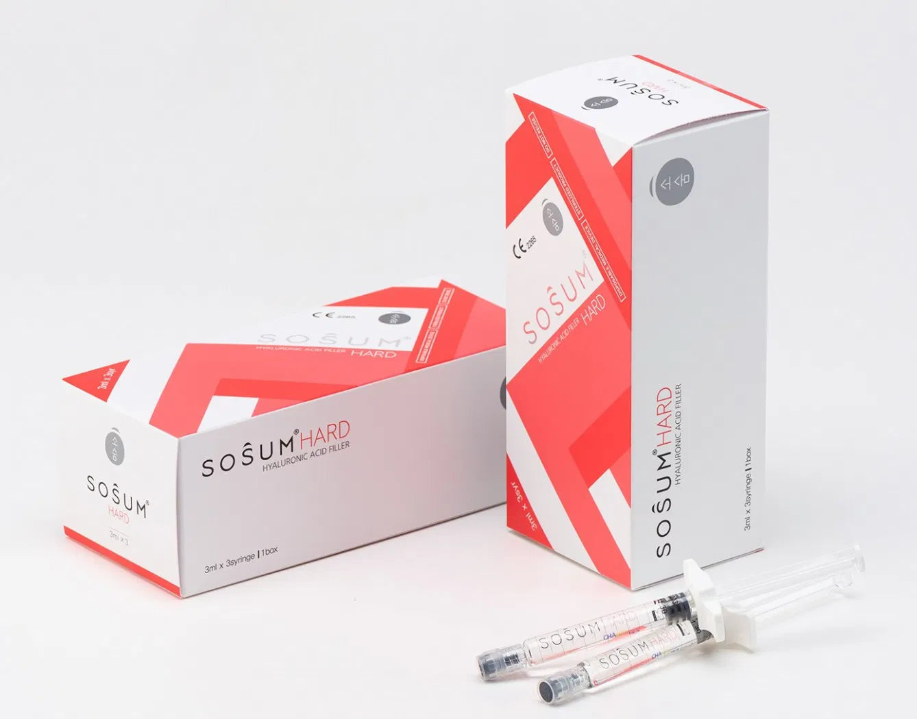High Quality HA Filler Sosum Hard 3ml × 3 Syringes – Hyaluronic Acid for Nasal Folds, Chin & Nose Augmentation