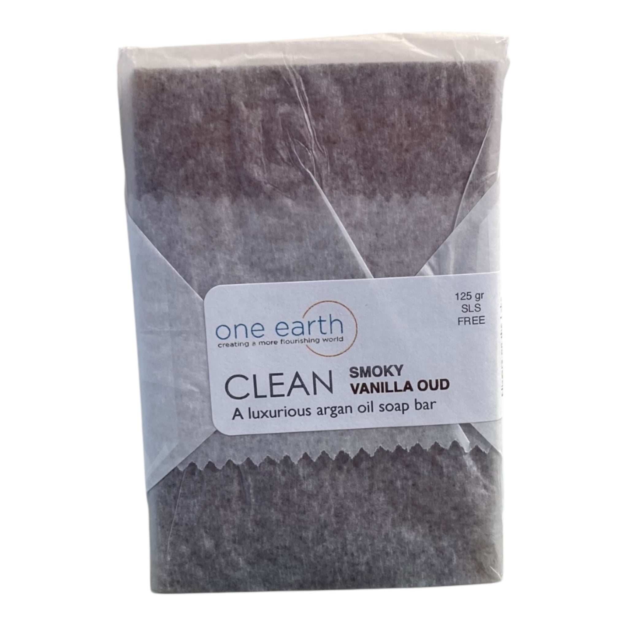 Smoky Vanilla + Oud Soap – Nourishing Argan Oil Botanical Bar (125 g)