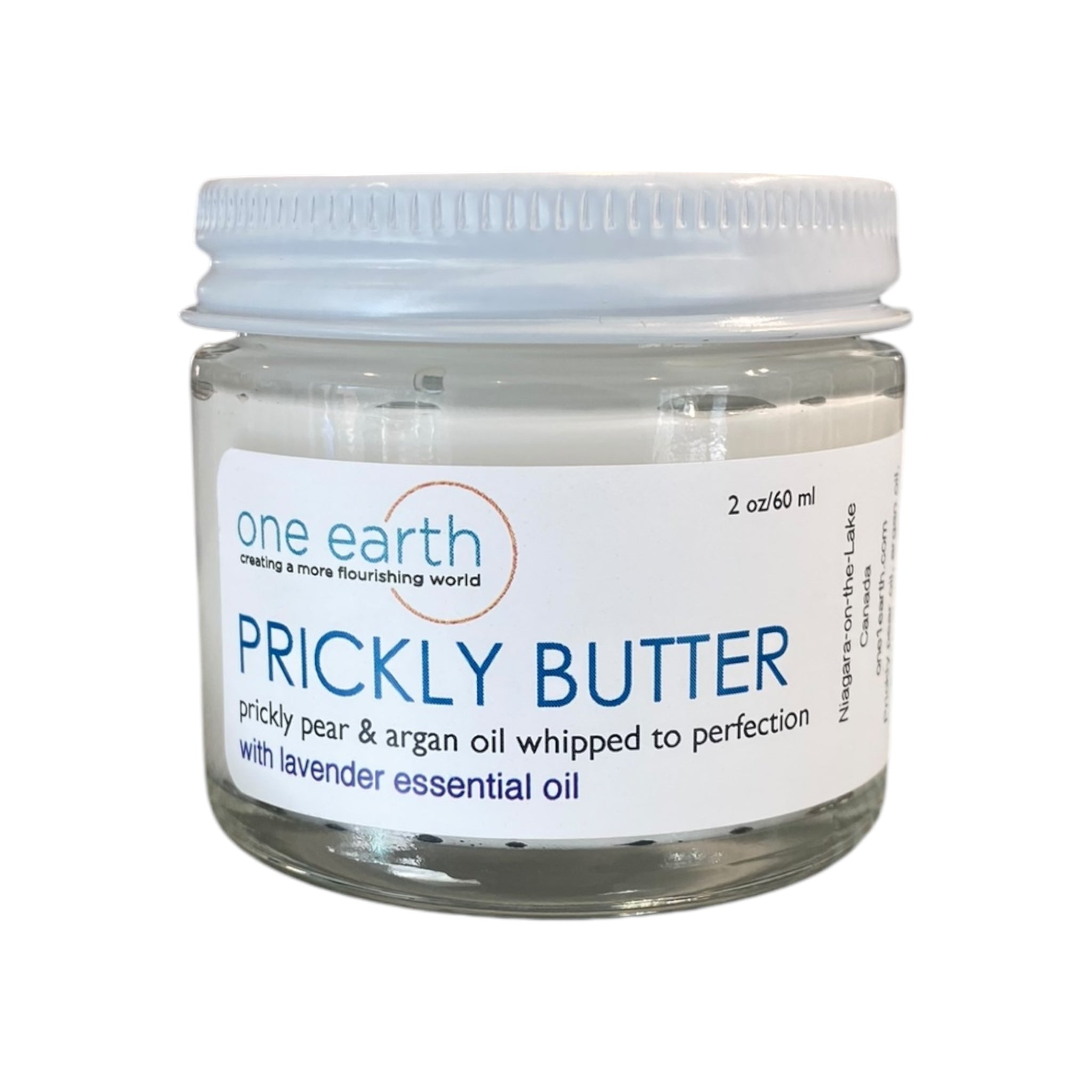 Prickly Butter – Lavender | 60ml, Prickly Pear & Argan Oil, Anti-Aging, Hydrating, Brightening, Non-Comedogenic, Reusable Glass