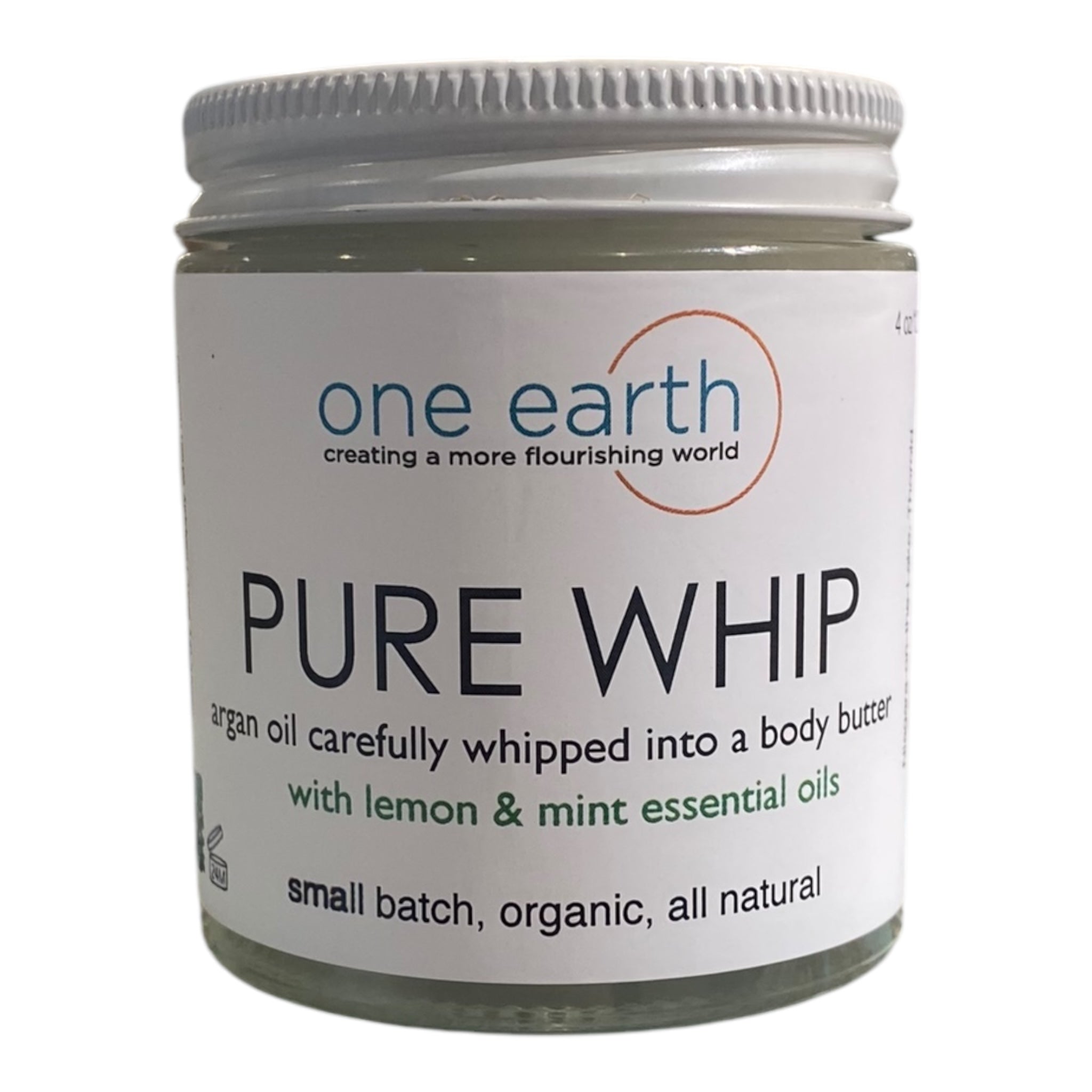 Pure Whip Body Butter – Lemon & Peppermint | 240ml, Argan & Peach Kernel Oils, Hydrating, Healing, Soothes Dry Skin, Eczema & Psoriasis