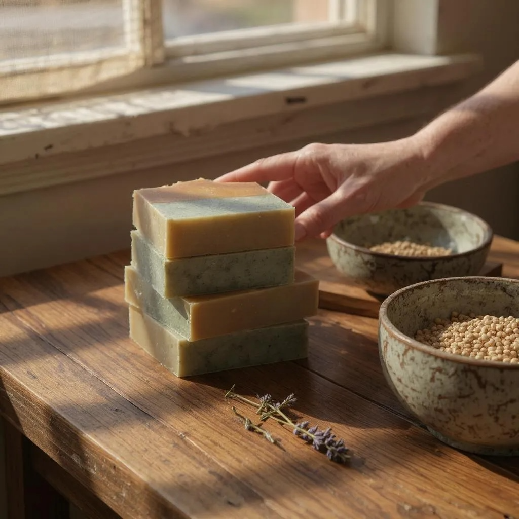 Nettle + Turmeric Soap – Revitalizing & Brightening, 140g