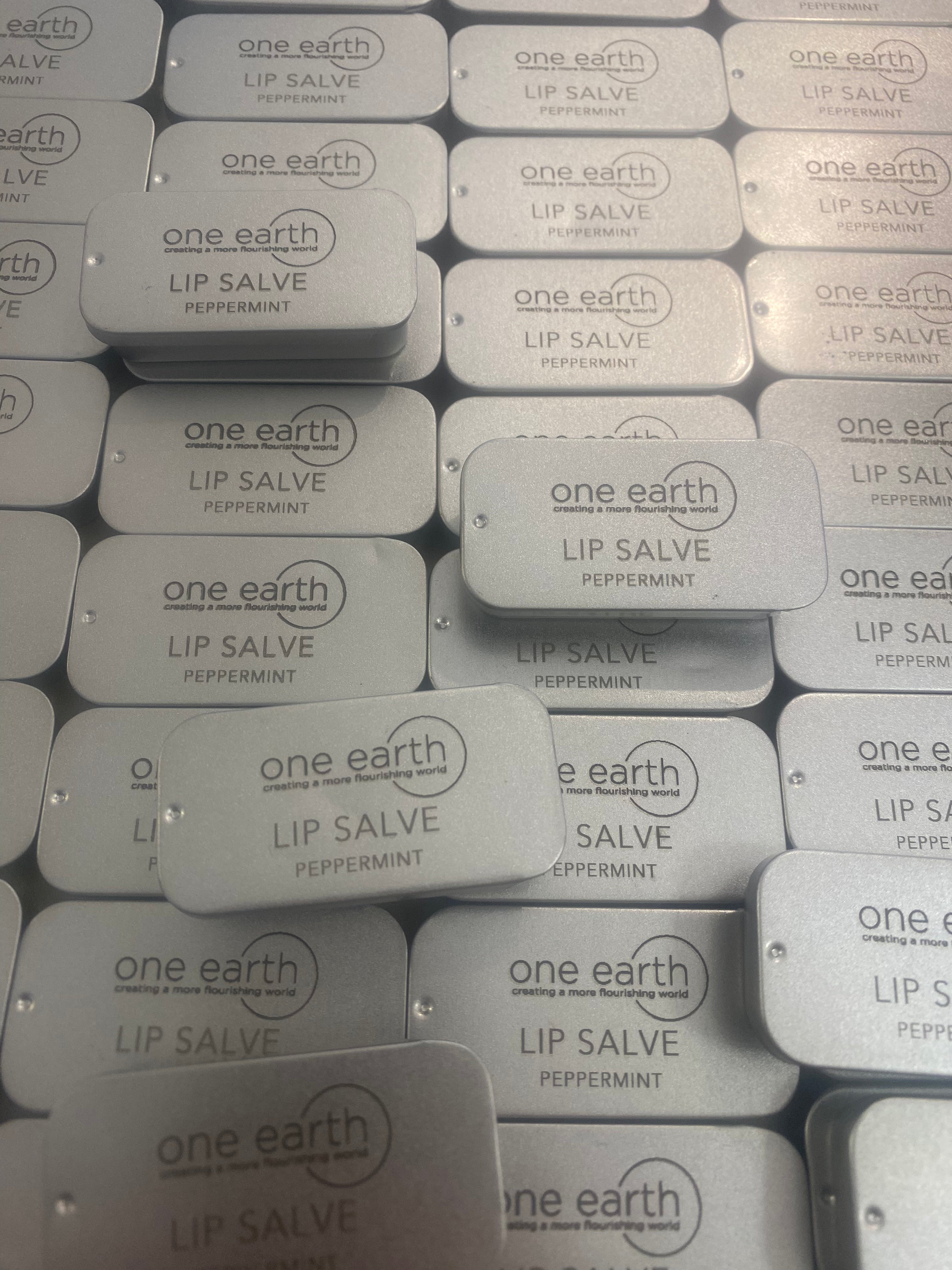 Lip Salve – Peppermint | Hydrating & Nourishing with Argan Oil, Shea & Cocoa Butter, Reusable Eco-Friendly Packaging