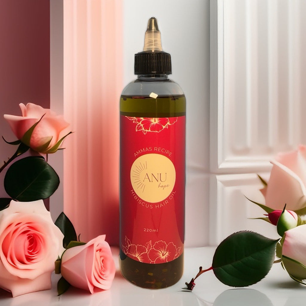 Hibiscus Hair Growth Oil – Natural Nourishing Hair Treatment