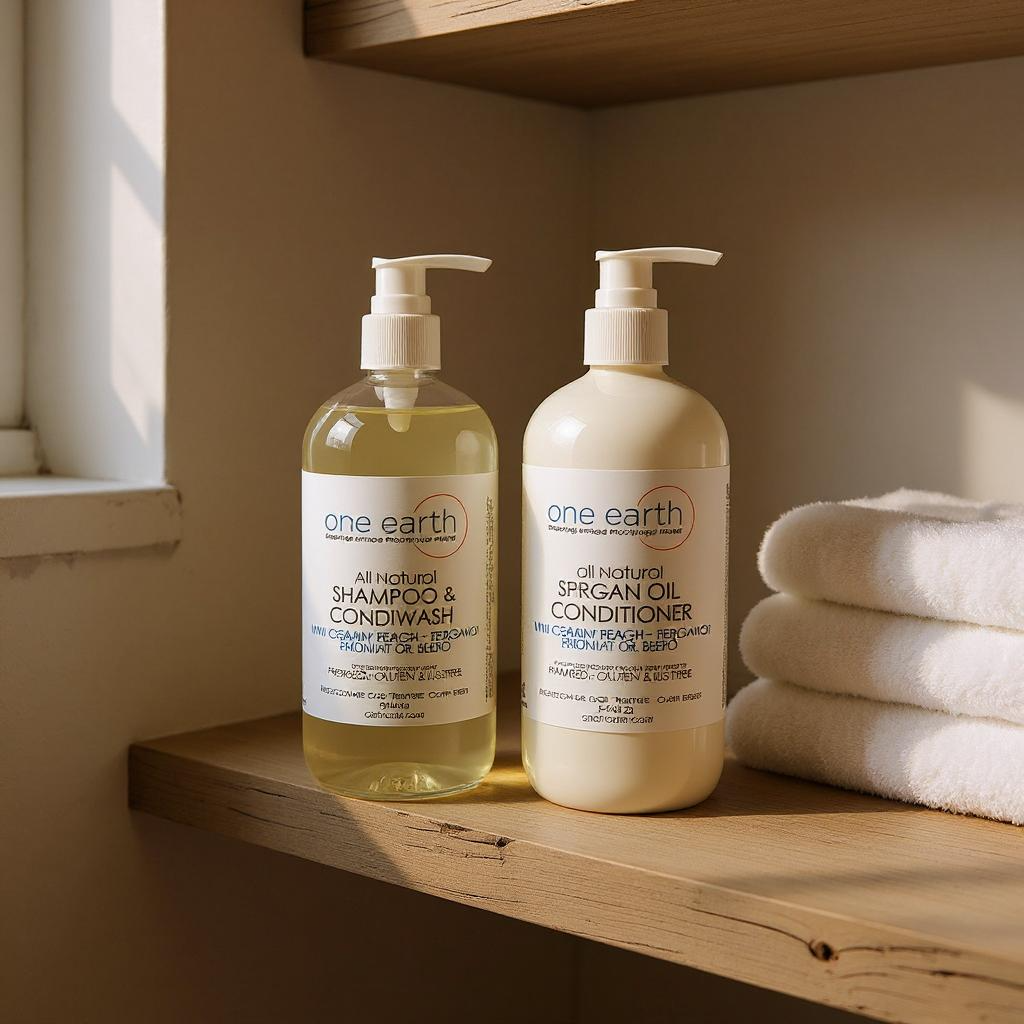 Bay Beach & Bergamot Shampoo & Bodywash – SLS-Free, Paraben-Free, Gentle for All Hair Types, 500 ml Pump Bottle