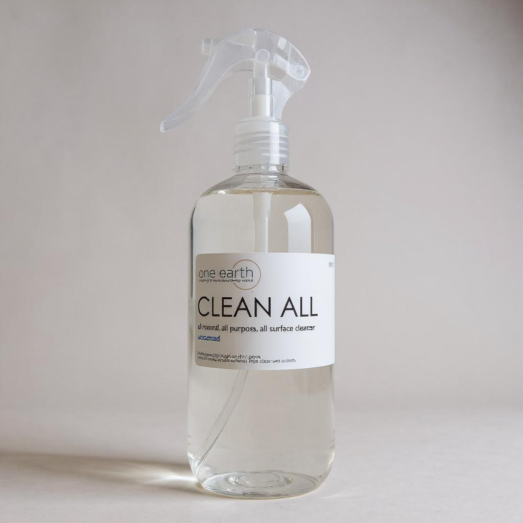 All-Purpose Cleaner – Unscented Natural Castile Soap Formula with Aloe Vera & Essential Oils, 1L Refill