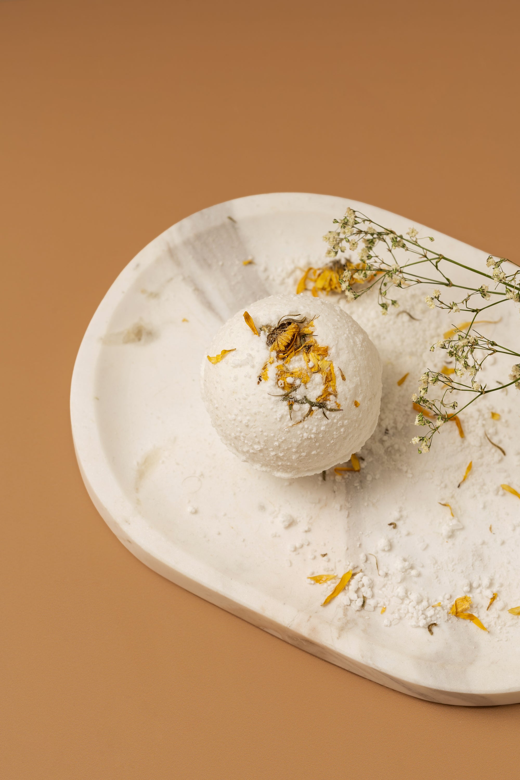Bombe de Bain Camomille – Vegan Relaxing Bath Bomb