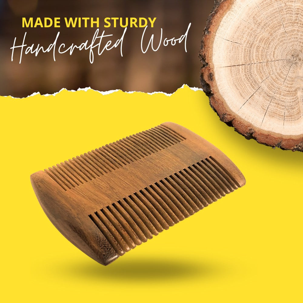 Soul Splitter Dual-Sided Beard Comb – Premium Grooming Comb for Detangling & Styling