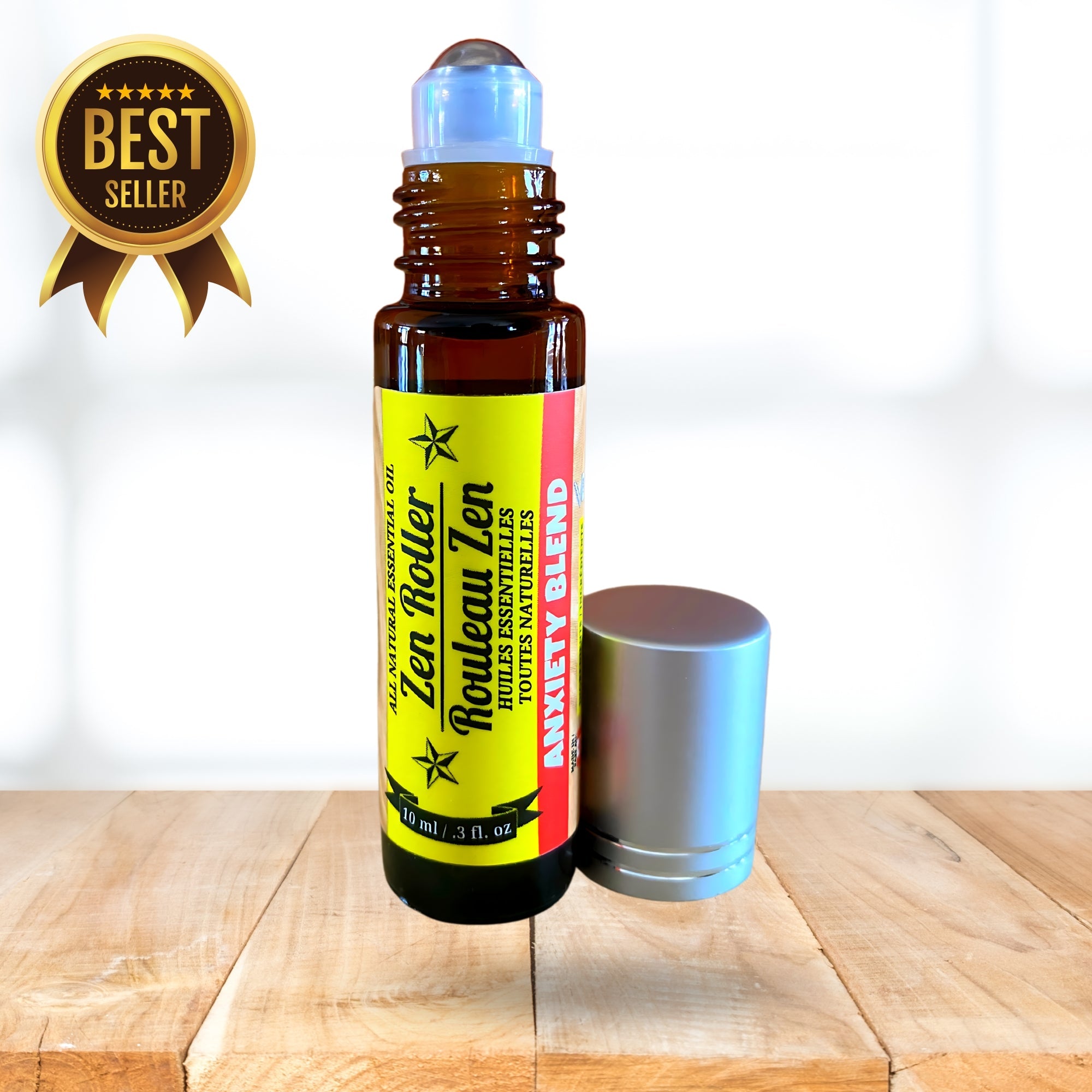 Anxiety Blend Essential Oil Roll-On (10ml) – Rosewood, Bergamot & Ylang Ylang | Calming Aromatherapy for Stress & Anxiety Relief