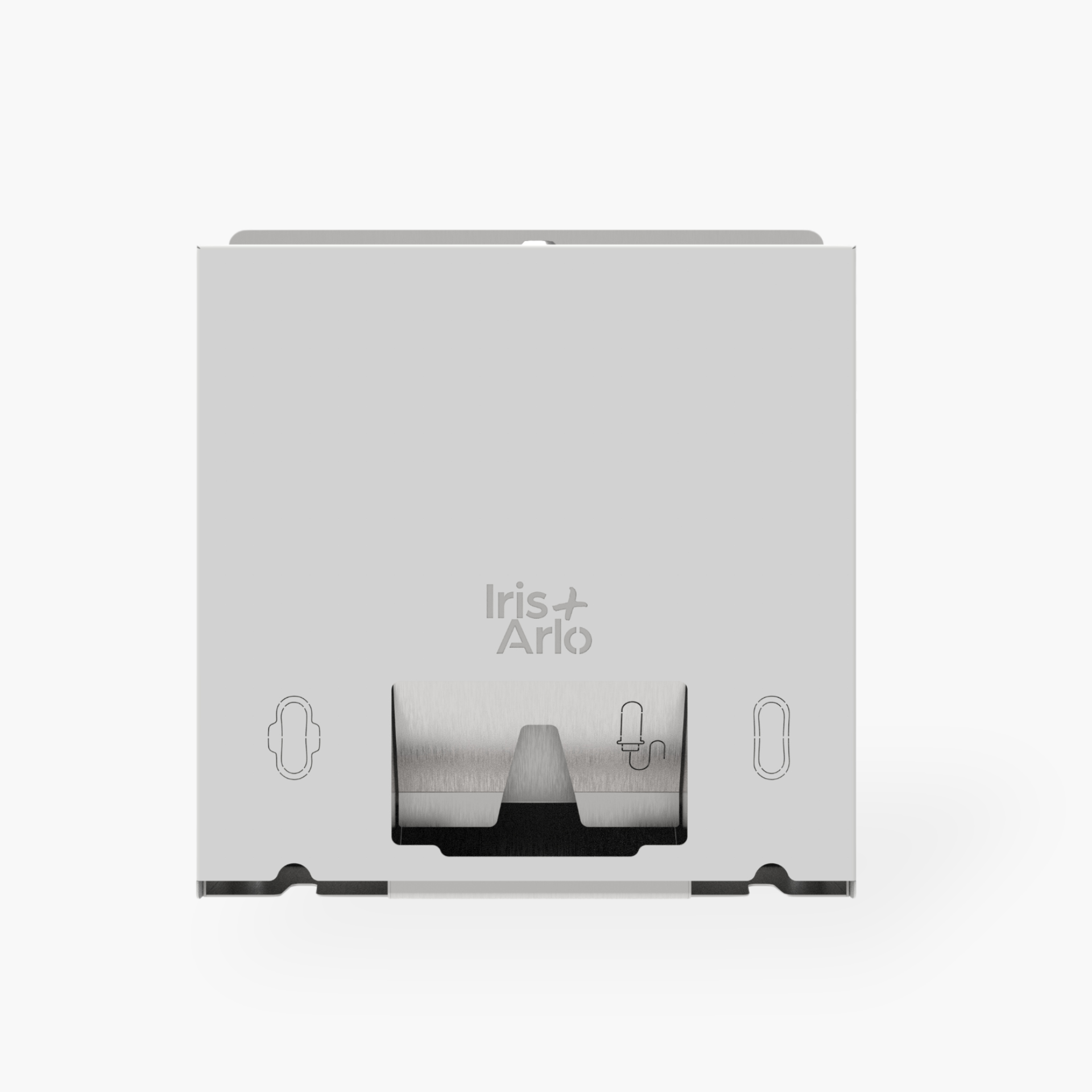 Wall-Mounted Steel Dispenser - Daily Pads, Tampons & Pantyliners