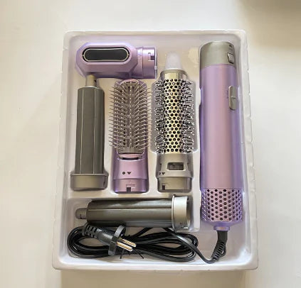 Curling Comb and Straightener 5-in-1