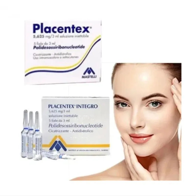 Italian Brand Placentex Salmon Placenta Skin Regeneration Injection 5.625mg/3ml Dermal Filler for Facial Repair