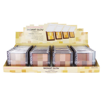 KLEANCOLOR Radiant Glow Luminous Finishing Powder Display Set, 24 Pieces - Free Shipping