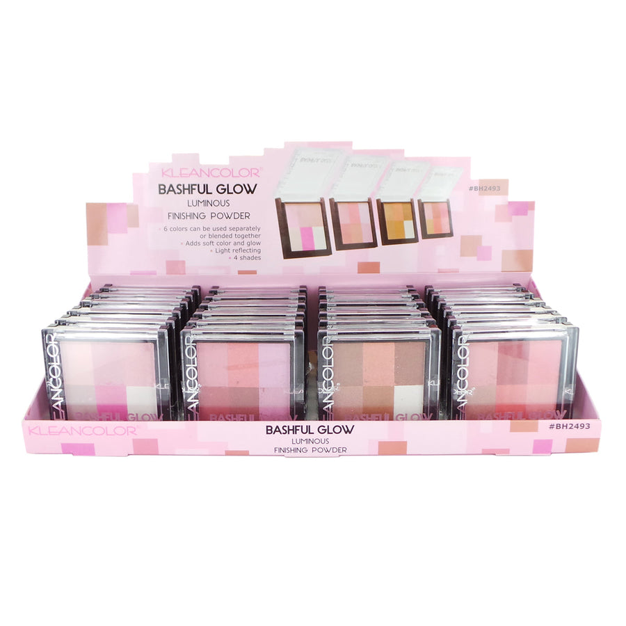 KLEANCOLOR Bashful Glow Luminous Finishing Powder Display Set, 24 Pieces - Free Shipping