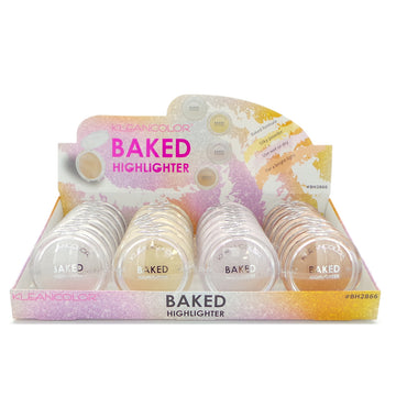 KLEANCOLOR Baked Highlighter 2866 Display Set, 24 Pieces - Free Shipping