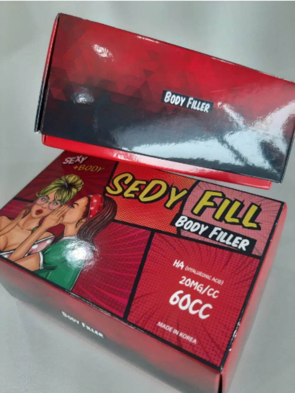 Korea Wanna Fill Sedy Fill 7D Gana Hyaluronic Acid Dermal Filler – Body Enhancement for Breast, Buttock, Penis Enlargement (60cc / 50ml / 10ml)