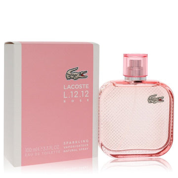 Lacoste Eau De Lacoste L.12.12 Rose Sparkling Perfume By Lacoste Eau De Toilette Spray- Free Shipping