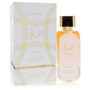 Lattafa Hayaati Gold Elixir Perfume By Lattafa Eau De Parfum Spray (Unisex)- Free Shipping