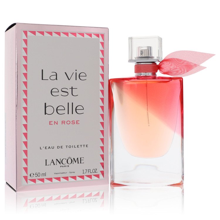 La Vie Est Belle En Rose Perfume By Lancome L'eau De Toilette Spray- Free Shipping