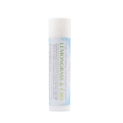 CBD Active Lavender Lip Balm - 15 mg - Free Shipping