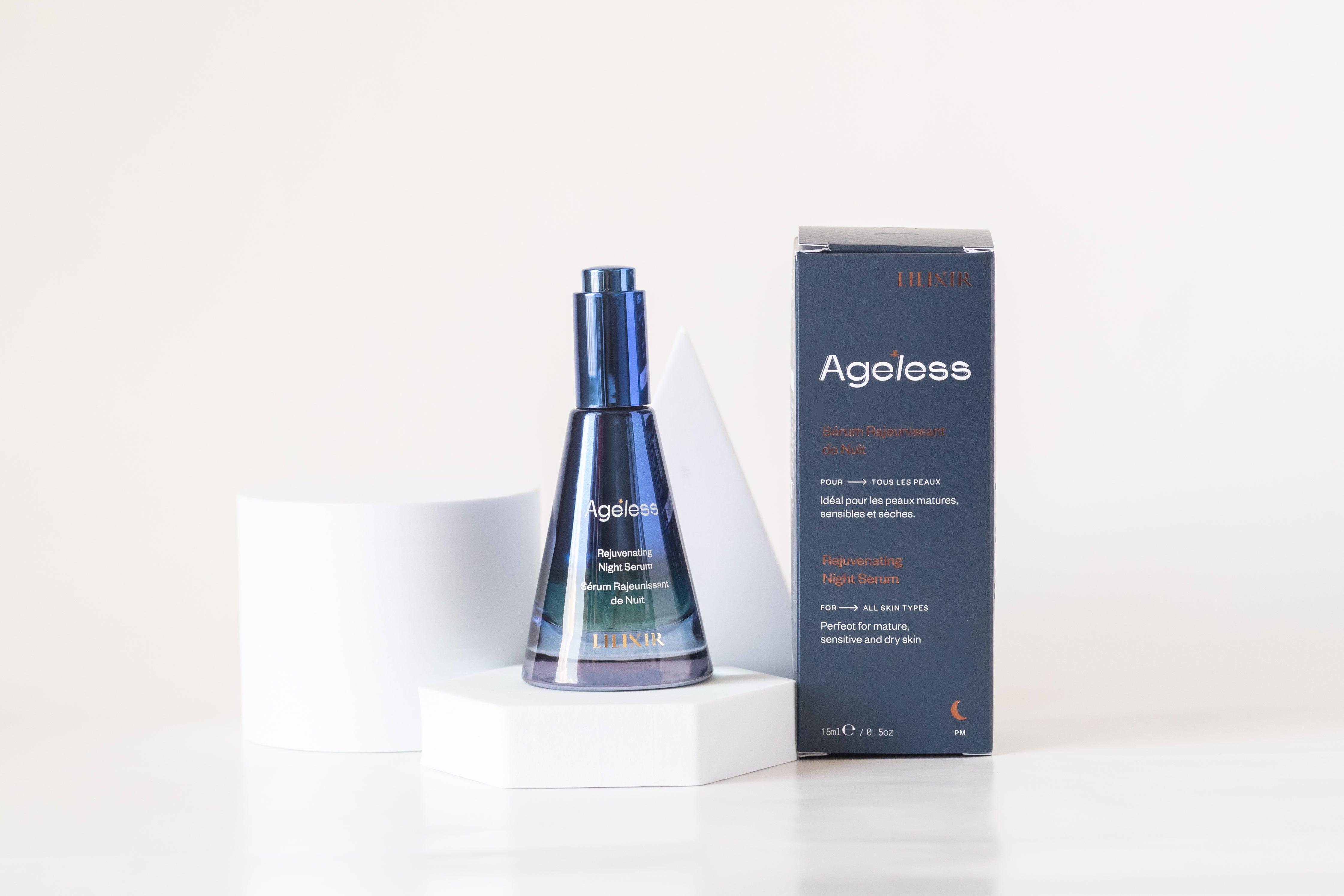 LILIXIR Ageless Rejuvenating Night Serum – Anti-Aging, Repairing & Hydrating Facial Oil