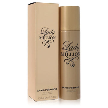 Lady Million Perfume By Paco Rabanne Deodorant Spray- Free Shipping