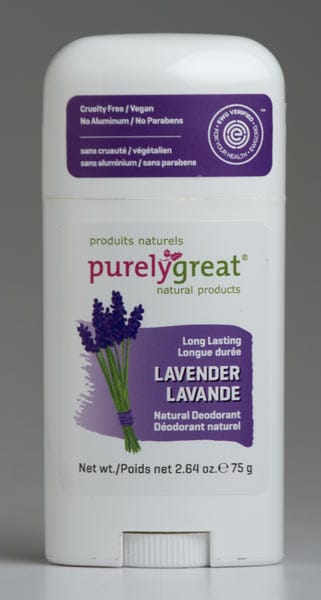 Lavender Stick Natural Deodorant - Aluminum Free