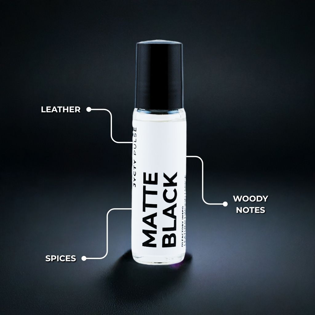 MATTE BLACK Perfume Oil – Inspired by Duro, 10ml Roll-On