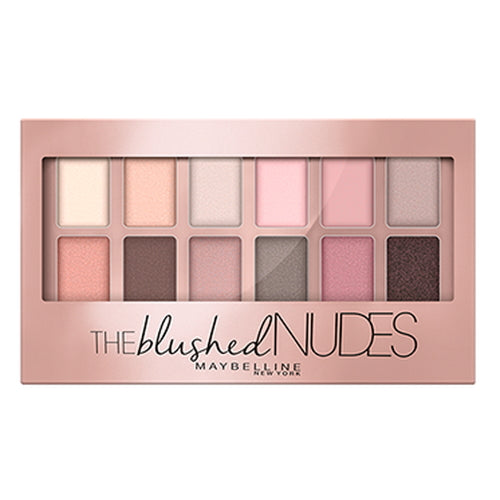 MAYBELLINE The Blushed Nudes Palette in Nude - 12 Shades - Free Shipping