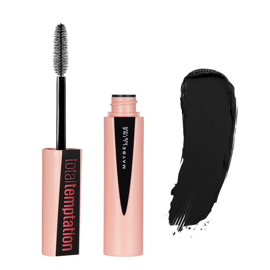 MAYBELLINE Total Temptation Washable Mascara - Blackest Black - Free Shipping