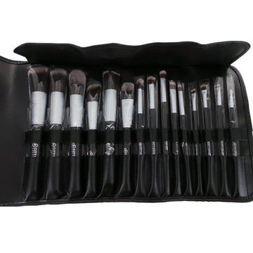 CITY COLOR 15 Pc Synthetic Brush Set With Case - Free Shipping